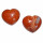 Jaspis rot Herz schöne bauchige Form ca. 45x40x25 mm als Handschmeichler