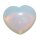 Opalith (Glas synthetisch) Herz schöne bauchige Form ca. 45x40x25 mm mit Opal Schimmer