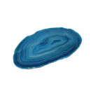 Achatscheibe blau mit Magnet für Kühlschrank Magnettafel...