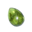 Peridot / Olivin flacher Trommelstein Rarität ca. 15 - 18  mm A*extra Qualität