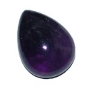 Amethyst flacher Trommelstein klein ca. 20 x 15 mm Tropfen Form A*extra dunkle lila Qualität