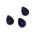 Amethyst flacher Trommelstein klein ca. 20 x 15 mm Tropfen Form A*extra dunkle lila Qualität