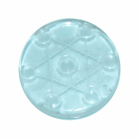 Bergkristall 7 Chakra Stern Basis für 10 - 15 mm Kugeln