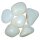 Opal 100 g - weiß - Milchopal Handschmeichler auch als Wassersteine ca. 4 - 6 Steine, ca. 30 - 40 mm