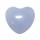 Chalcedon Herz kleiner Handschmeichler oder Taschenstein ca. 25x25x8mm