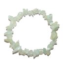 Jade (Serpentin) Splitter Armband auf Stretchband 5 - 8...