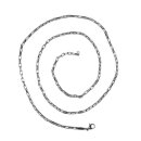 Edelstahl Kette Gliederkette Ø 3 mm, Unisex Länge variabel. 60 cm
