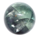 Fluorit Kugel ca. 40 mm Ø in grün - lila Farbe Handschmeichler