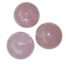 Rosenquarz Kugel Ø ca.24-26 mm A*extra Qualität aus Madagaskar super klare rosa Farbe