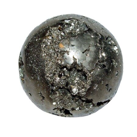 Pyrit Kugel ca. 44-48 mm Ø auch Katzengold genannt auch als Handschmeichler