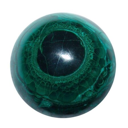Malachit Kugel Ø ca. 30-35 mm SUPER A*Qualität schöne Farbe und Maserung