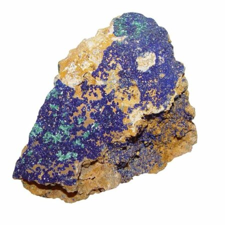 Azurit auf Matrix (Muttergestein) Mineral Roh verschiedene Größen