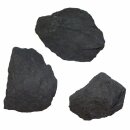 Shungit / Schungit XXL Rohstein Wasserstein Rohstück unbehandelt ca. 200 - 250 g ca. 70-90 mm