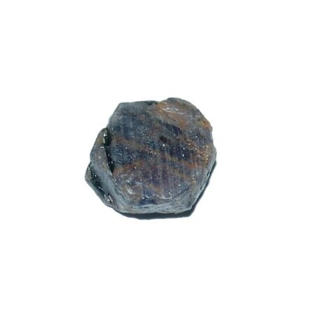 Saphir kleiner Rohstein Rostück schöne lila blaue Farbe...