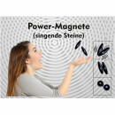 1 Paar Magnete in Kugel Form aus magnetisiertem Hämatit auch singende Steine genannt ca. 24 mm