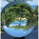 Glaskugel Kristallkugel Wahrsagerkugel Feng Shui Kugel schöne klare Qualität mit Glas Ständer  in den Größen 60 - 200  mm wählbar 100 mm