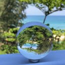 Glaskugel Kristallkugel Wahrsagerkugel Feng Shui Kugel schöne klare Qualität mit Glas Ständer  in den Größen 60 - 200  mm wählbar 60 mm