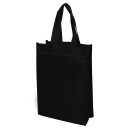 Non Woven Beutel Tragetasche mit Henkel in schwarz L =...