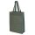 Non Woven Beutel Tragetasche mit Henkel in grau L = 40x30x9 cm