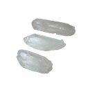 Bergkristall 3 Stück Natur Spitzen milchige, angestoßene Qualität 50 - 70 mm