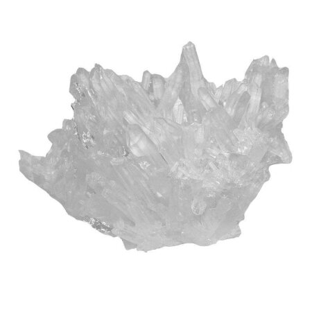 Bergkristall schöne kleine Stufe aus Brasilien Natur gewachsen und Natur belassen 50 mm