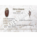 Shiva Lingam Pendel poliert Länge: ca. 50 mm mit silberfarbener Kette Länge: ca. 16 cm