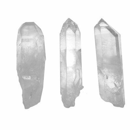 Lemuria Kristall eine Varietät des Bergkristall Natur gewachsene Spitze unbehandelt