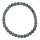 Labradorit facettiertes Kugelarmband ca. 6 mm auf Strechband ca. 19 - 20 cm