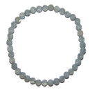 Labradorit 5 mm facettiertes Kugelarmband auf elastischem Band aufgezogen ca. 19 - 20 cm