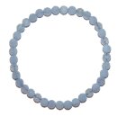 Chalcedon 5 mm facettiertes Kugelarmband auf elastischem Band aufgezogen ca. 19 - 20 cm
