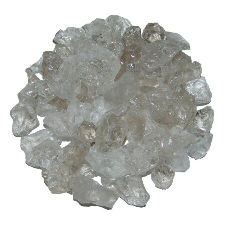 Bergkristall 250 g kleine Rohstücke Rohsteine Wassersteine klare rauchige Qualität ca. 20 - 30 mm
