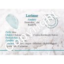 Larimar 3 - 4 mm facettierte Kugelkette mit 925er Silber...