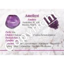 Amethyst 8 mm facettiertes Kugel Armband auf elastischem Band aufgezogen ca. 19 - 20 cm