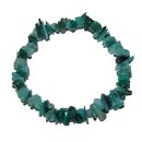 Smaragd 20 cm Splitter Armband aus Strechband ca. 5 - 10 mm, 19 - 20 cm lang