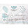 Larimar Atlantisstein mini Nugget Armband Größe der Nuggets ca. 5 - 10 mm, Größe des Armbandes ca. 19 - 20 cm