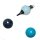 3er Pendenlanhänger Set 1 Pendel Anhänger mit 20 mm Opalith Kugel + 1 x Sodalith Kugel + 1 x Türkinit Kugel individuell wechselbar
