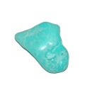 Chrysopras Trommelstein Handschmeichler mit Oberlächenstruktur ca. 35 - 45  mm