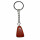 Jaspis rot Trommelstein Schlüsselanhänger ca.20-25 mm mit Kette und Schlüsselring
