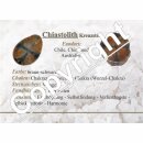 Chiastolith auch Kreuzstein genannt flache Scheibe ca. 25-35mm