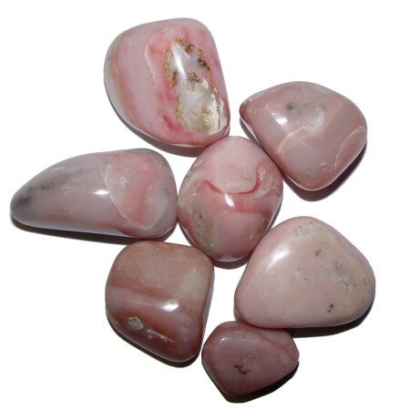 Anden Opal rosa Trommelstein ca. 25 - 40 mm