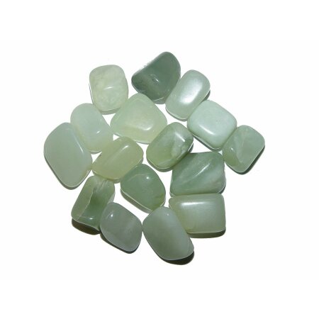 Jade / Serpentin Trommelsteine ca. 20 -30  mm