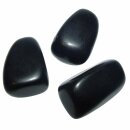 Obsidian schwarz Trommelstein  ca. 30 - 40 mm