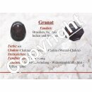 Granat Almandin XL Trommelstein flach ca. 40- 45 mm