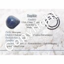 Saphir Trommelsteine B* Qualität ca. 10 - 30 mm