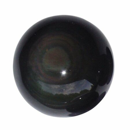 Regenbogen Obsidian Kugel ca. 20 - 40 mm Ø, A* extra schimmerndes Farbspiel