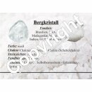 Bergkristall Kugel  A/B Qualität Punkt gr. + bl.