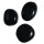 Obsidian schwarz Scheibenstein ca. 30 - 40 mm