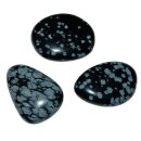 Schneeflocken Obsidian Scheibenstein ca. 30 - 45 mm