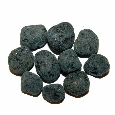 Turmalin/Schörl 100 g anpolierte Rohsteine Wassersteine ca. 15 - 25 mm