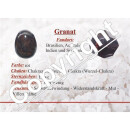 Granat 100 g Trommelsteine, ca. 15 - 20 Steine, Handschmeichler Wassersteine